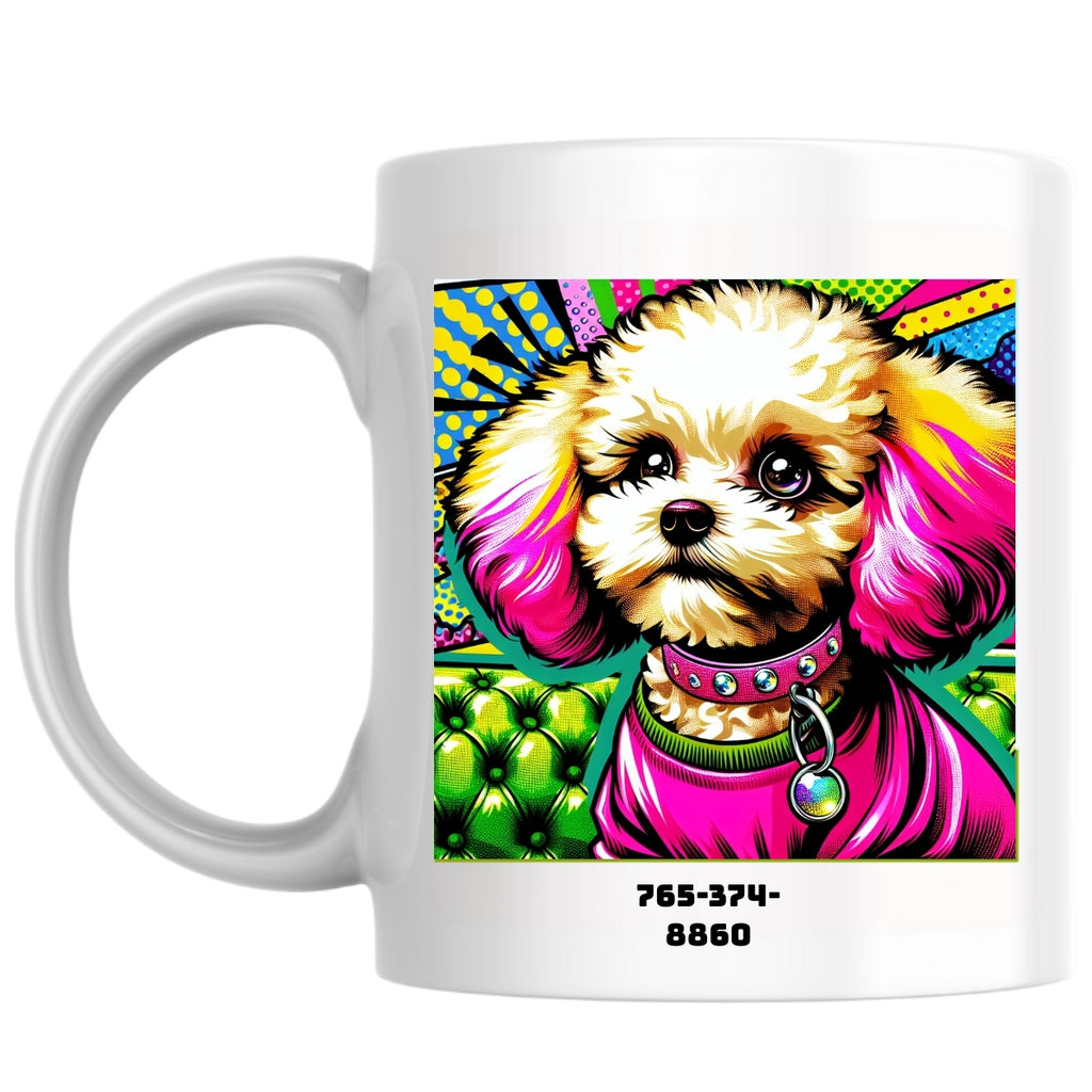 765-374-8860 the Magnificent: Pop Art Coffee Mug