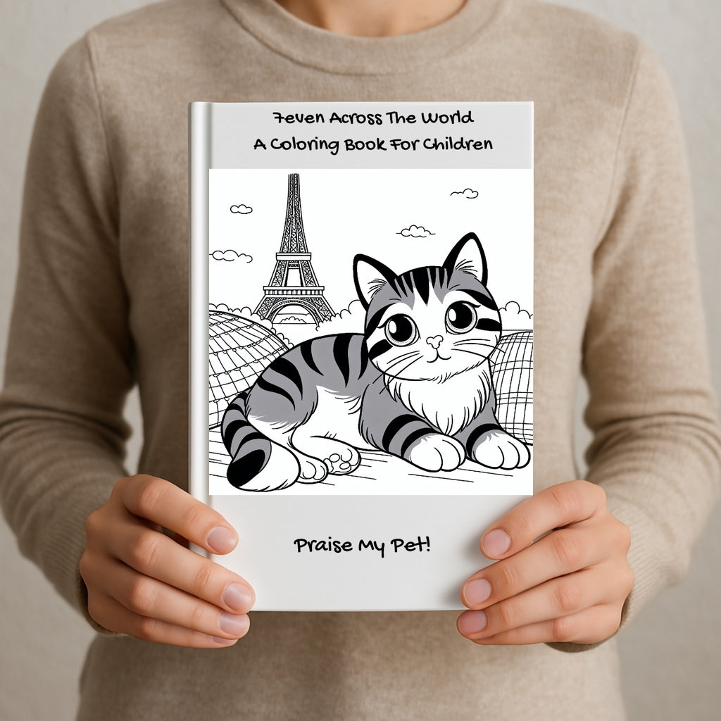 7even Across The World: A Coloring Book For Children