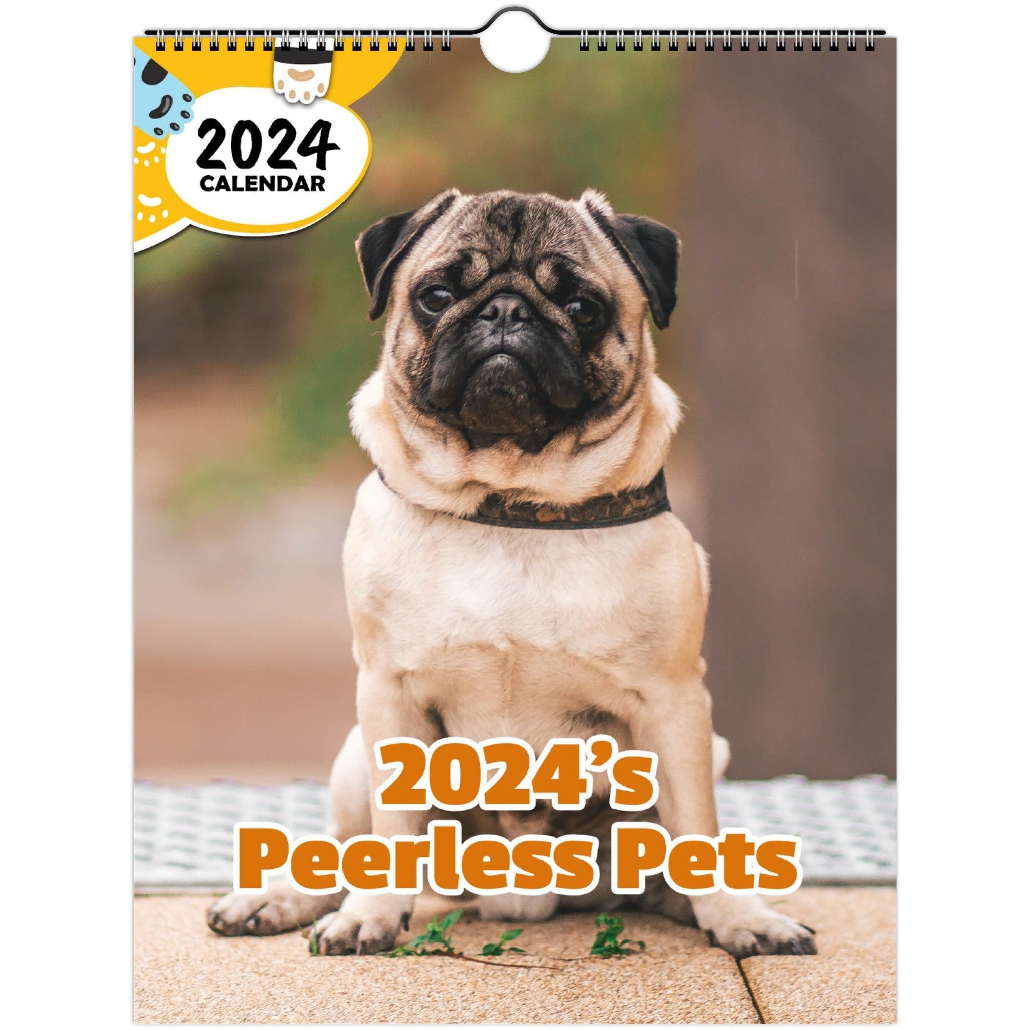2024's Peerless Pets: 2024 Wall Calendar (Published)