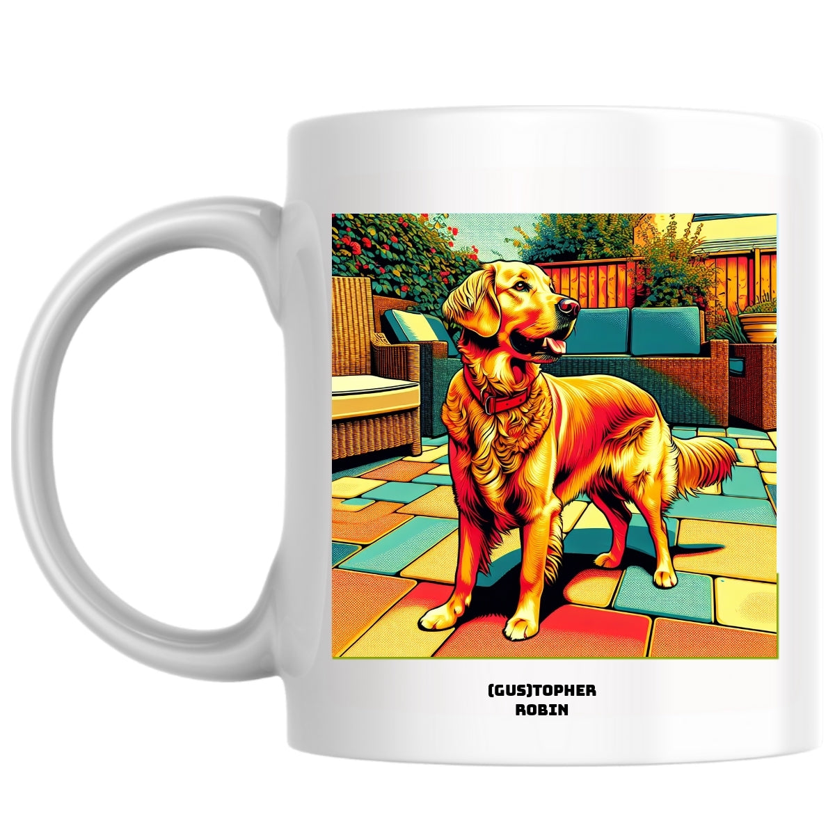 (GUS)topher Robin the Magnificent: Pop Art Coffee Mug