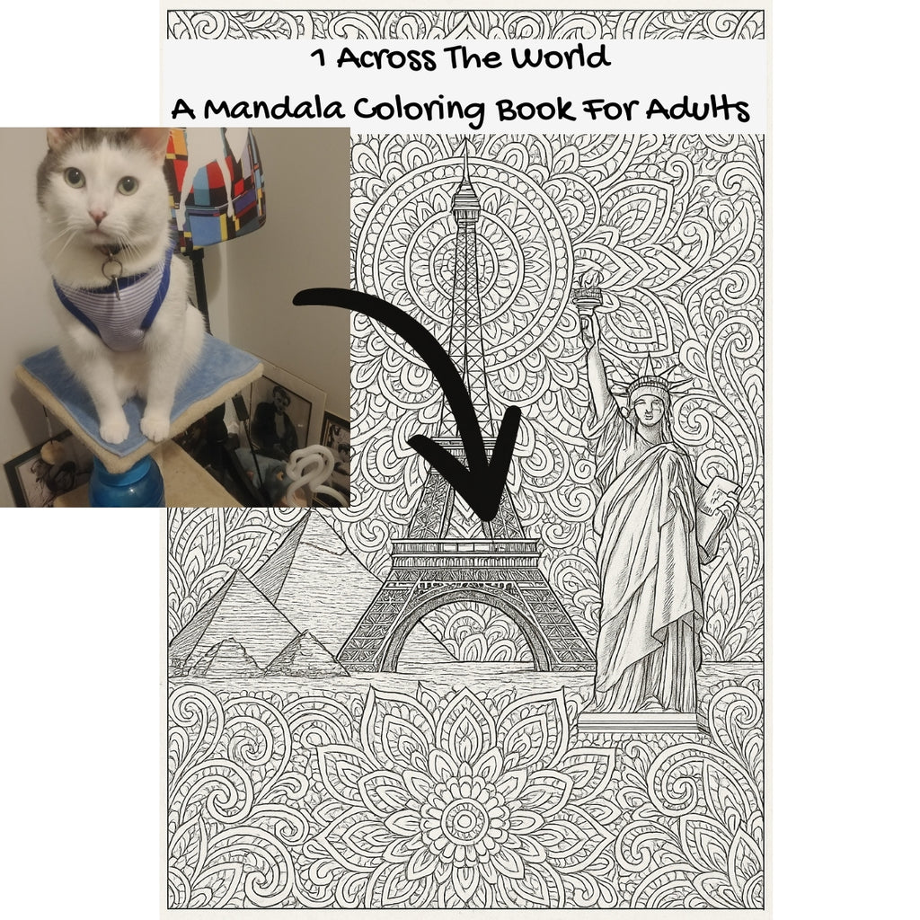 1 Across The World: A Mandala Coloring Book For Adults
