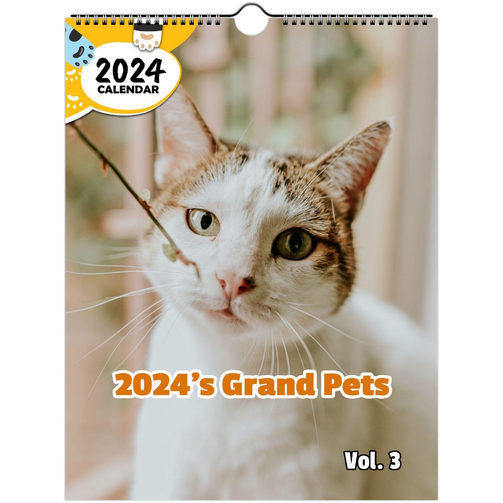 2024's Grand Pets Volume Three: 2024 Wall Calendar (Published)