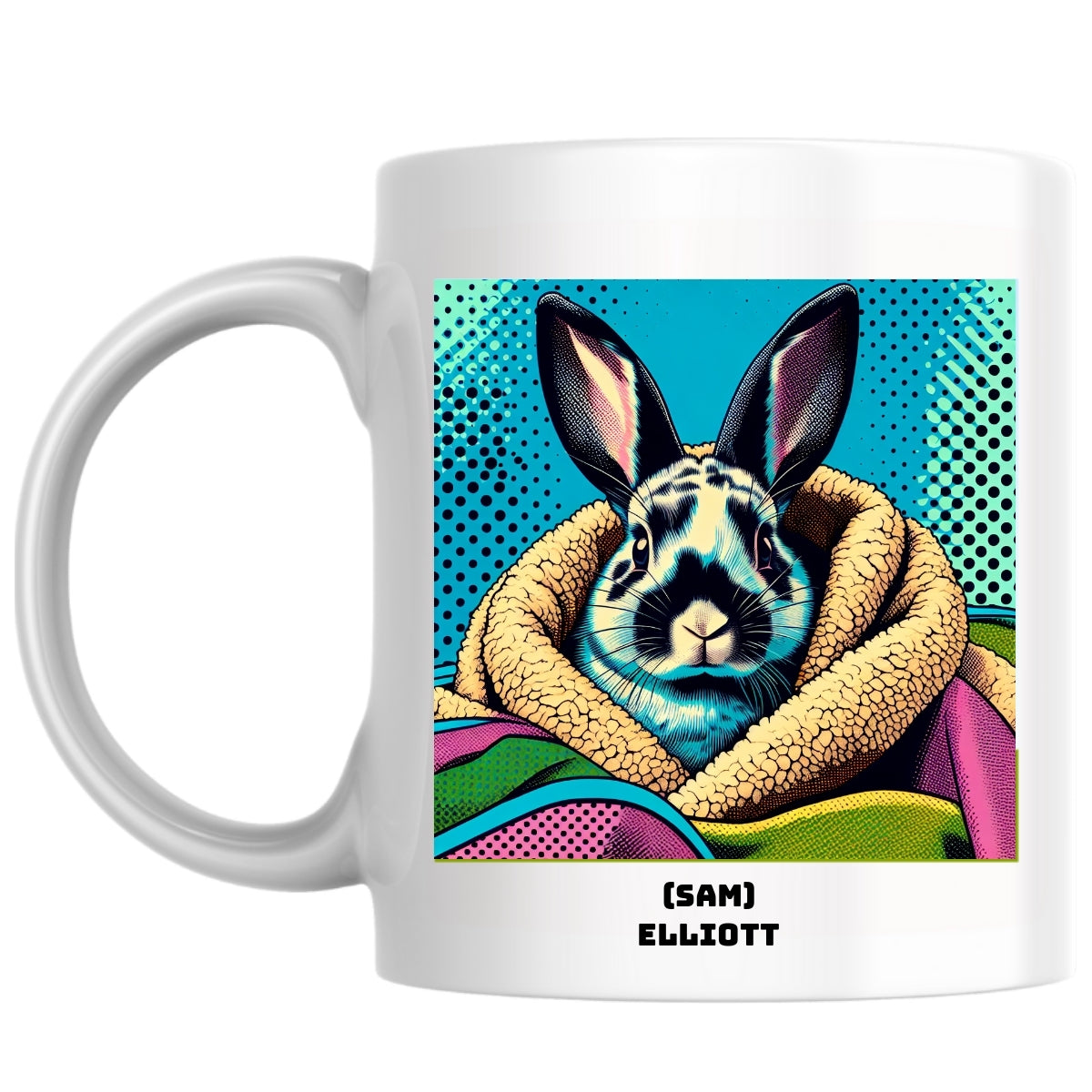 (Sam) Elliott the Magnificent: Pop Art Coffee Mug