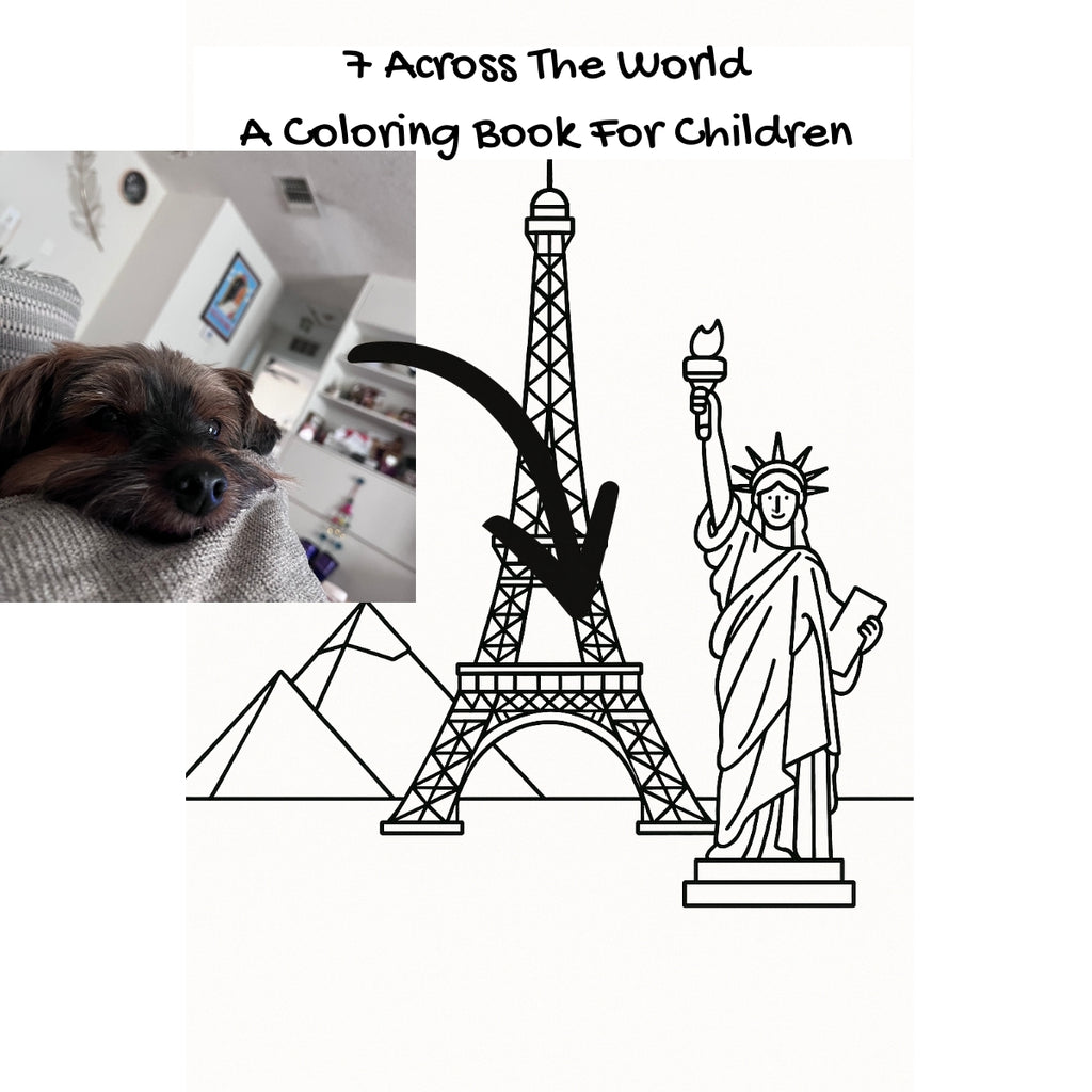 7 Across The World: A Coloring Book For Children