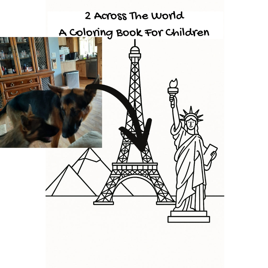 2 Across The World: A Coloring Book For Children