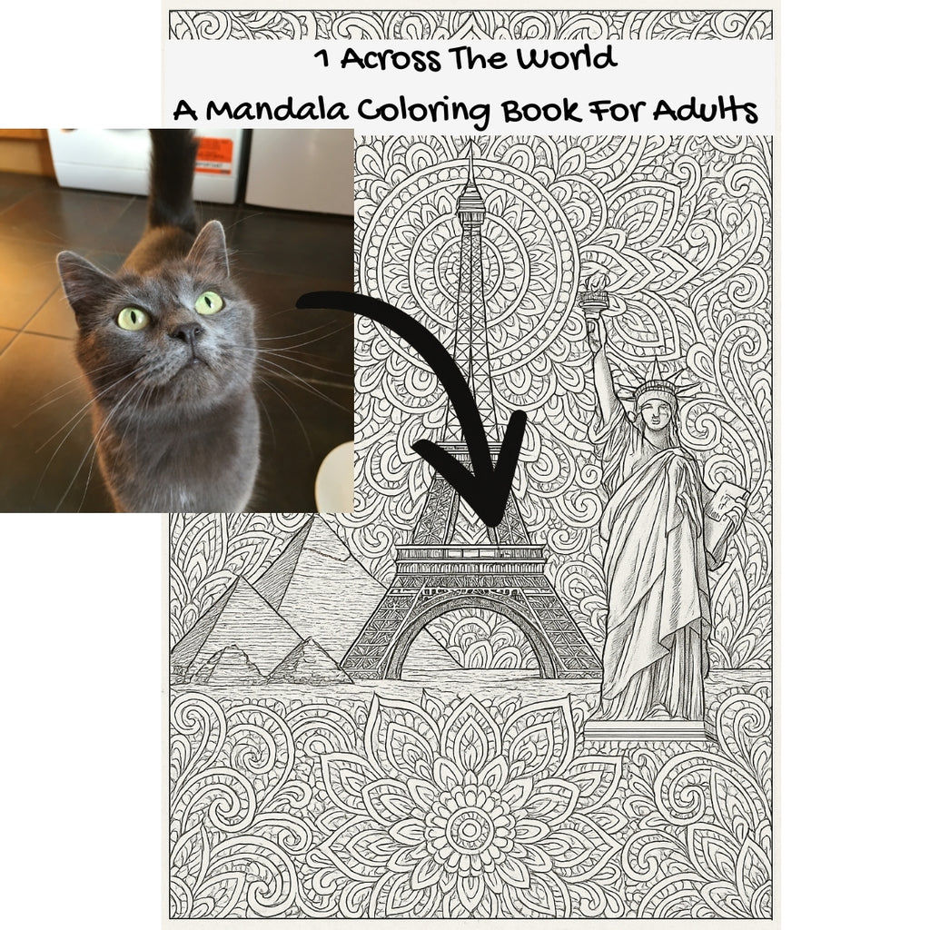 1 Across The World: A Mandala Coloring Book For Adults