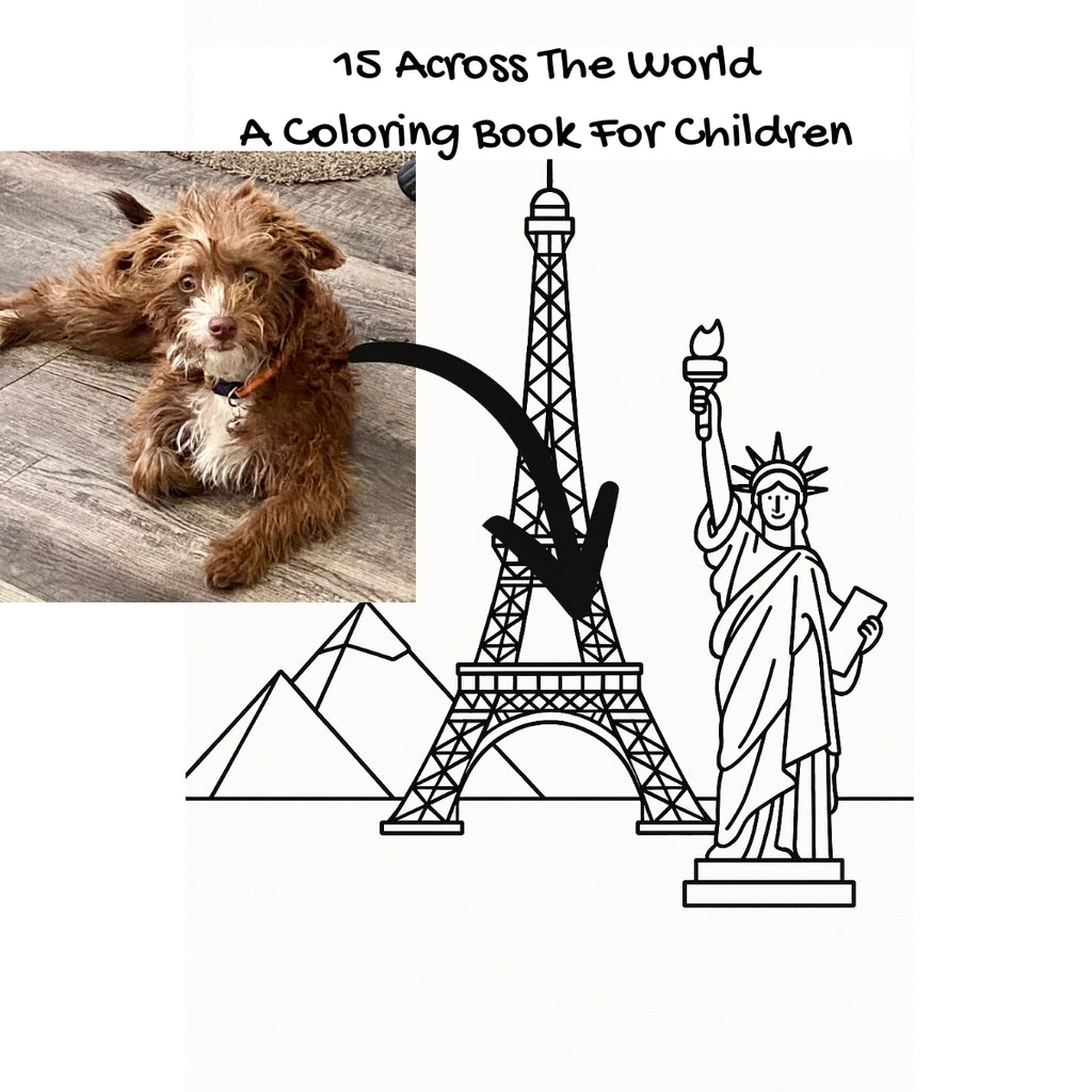15 Across The World: A Coloring Book For Children