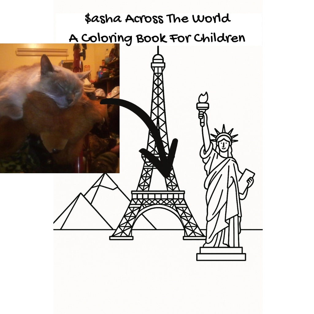 $asha Across The World: A Coloring Book For Children