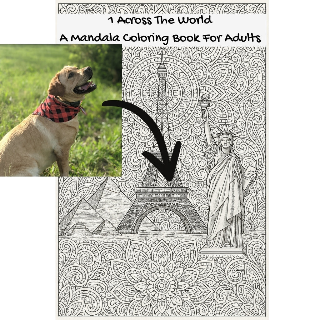 1 Across The World: A Mandala Coloring Book For Adults