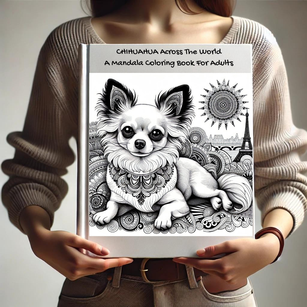 CHIHUAHUA Across The World: A Mandala Coloring Book For Adults