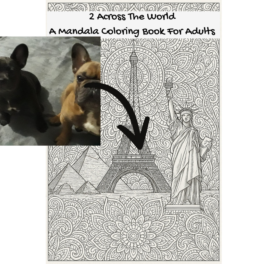 2 Across The World: A Mandala Coloring Book For Adults