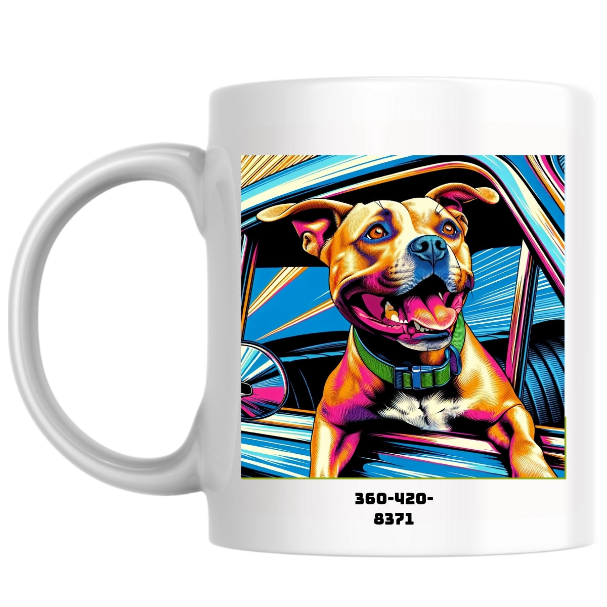 360-420-8371 the Magnificent: Pop Art Coffee Mug