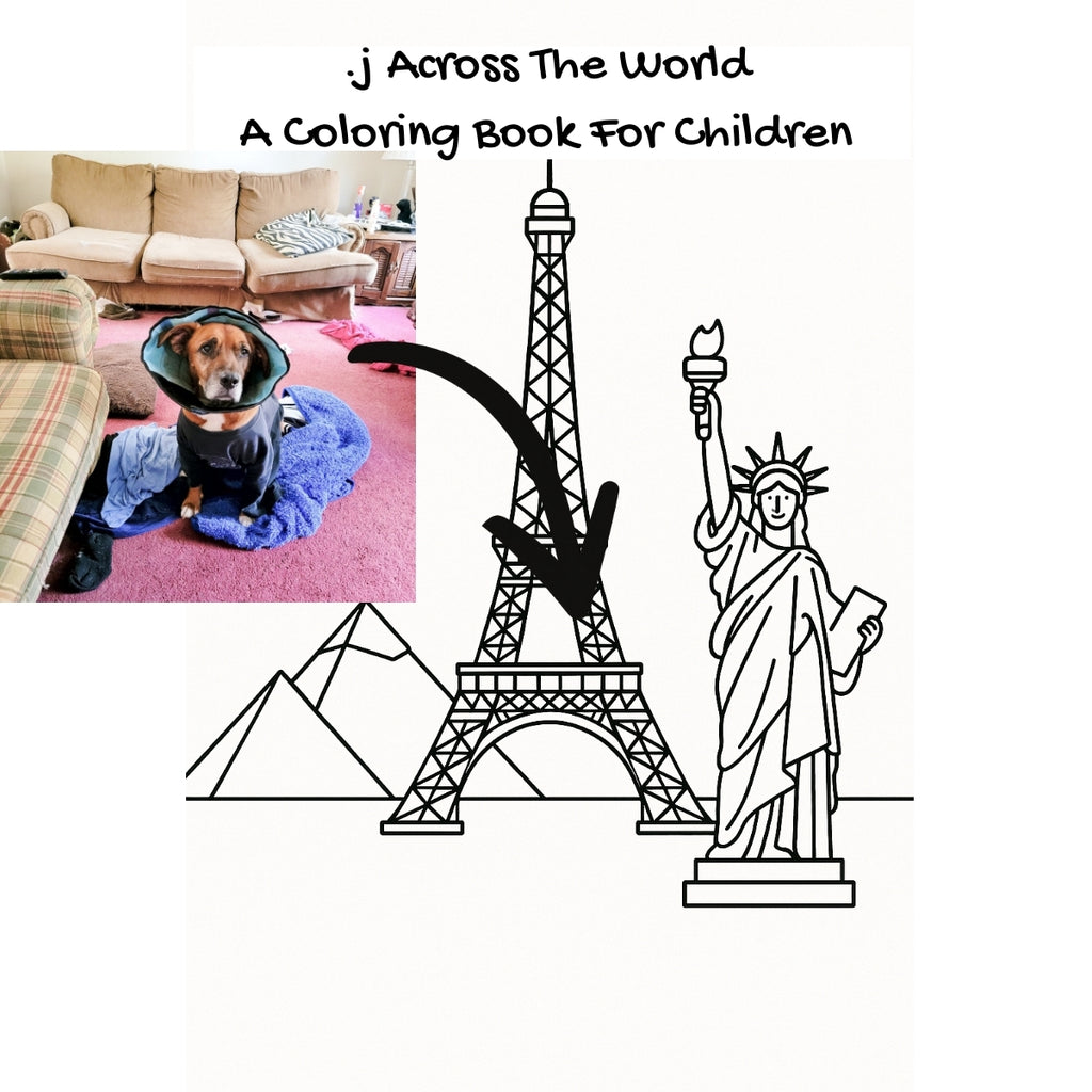 .j Across The World: A Coloring Book For Children