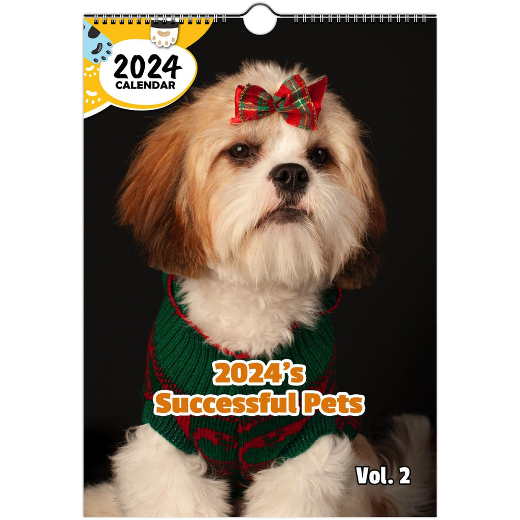 2024's Successful Pets Volume Two: 2024 Wall Calendar (Published)