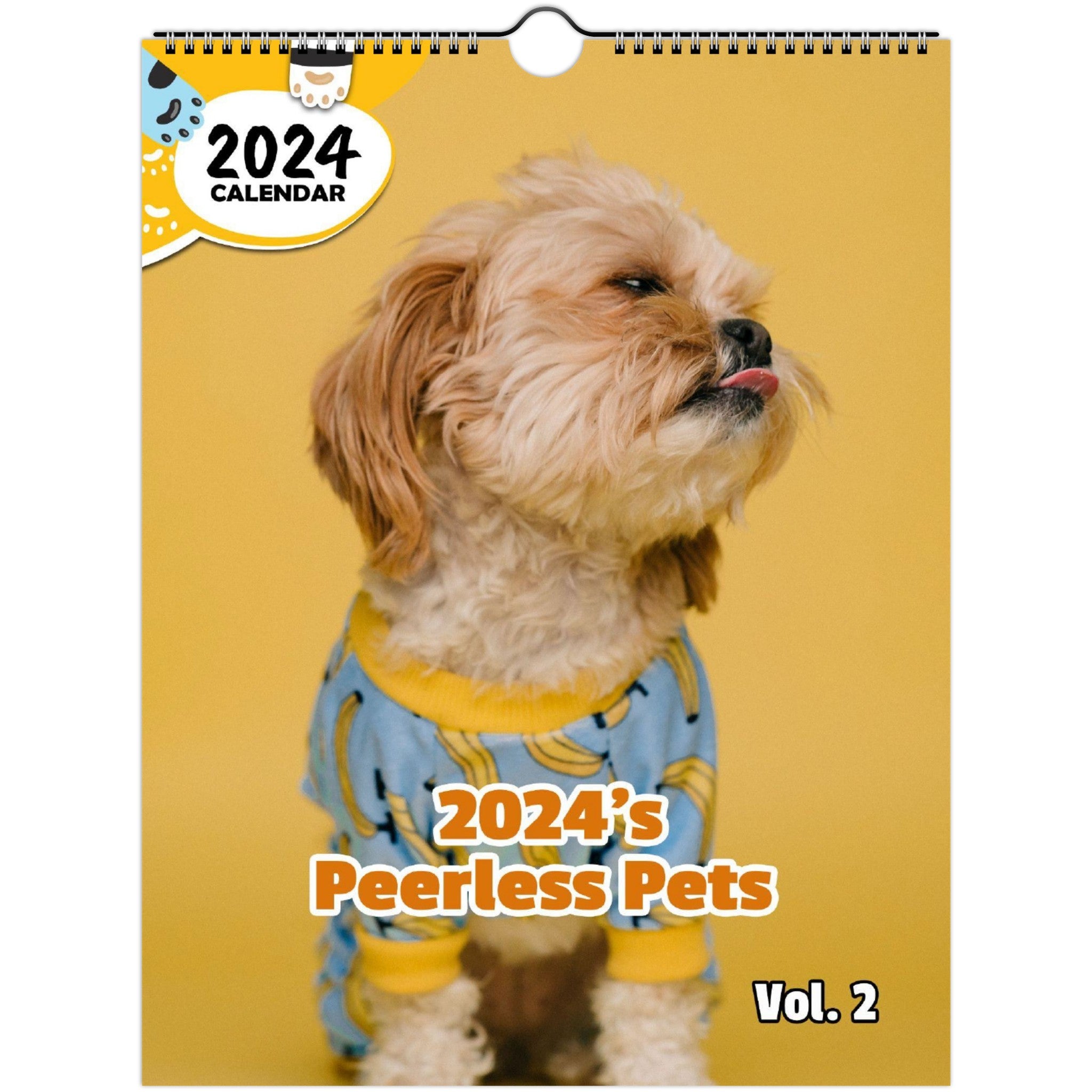 2024's Peerless Pets Volume Two: 2024 Wall Calendar (Published)