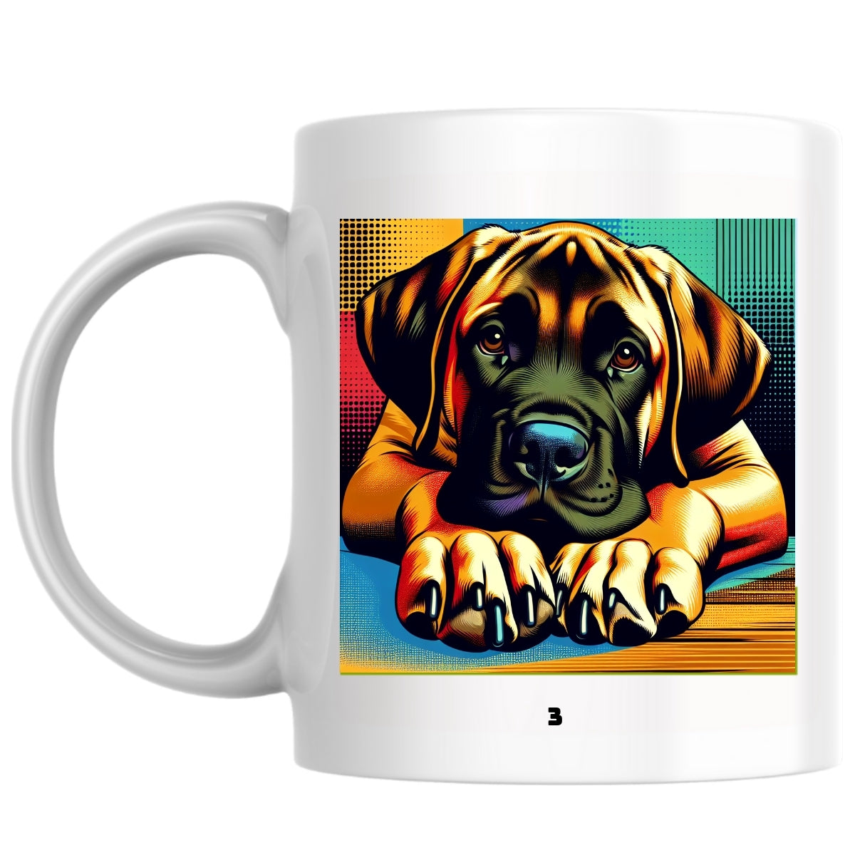 3 the Magnificent: Pop Art Coffee Mug