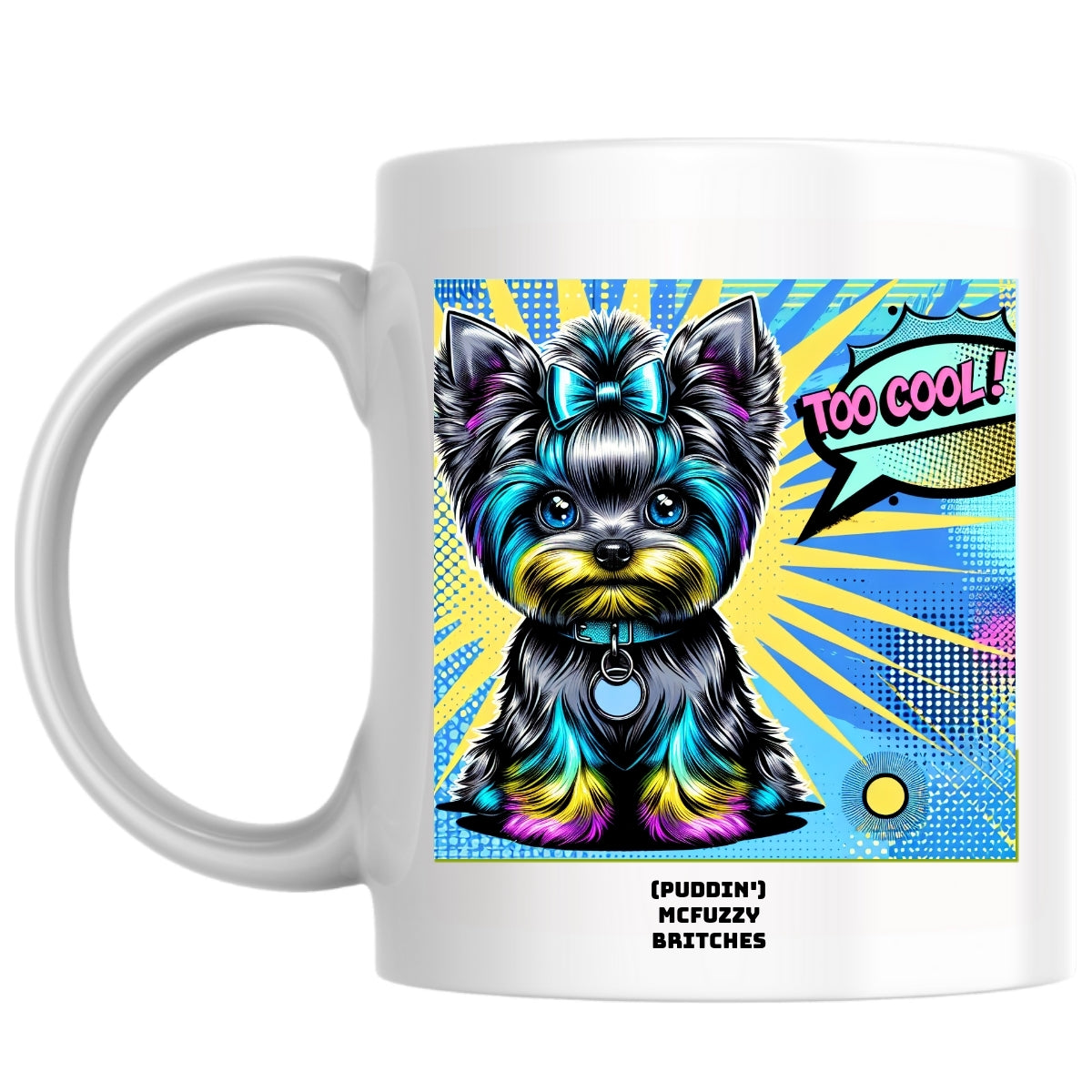 (Puddin') McFuzzy Britches the Magnificent: Pop Art Coffee Mug