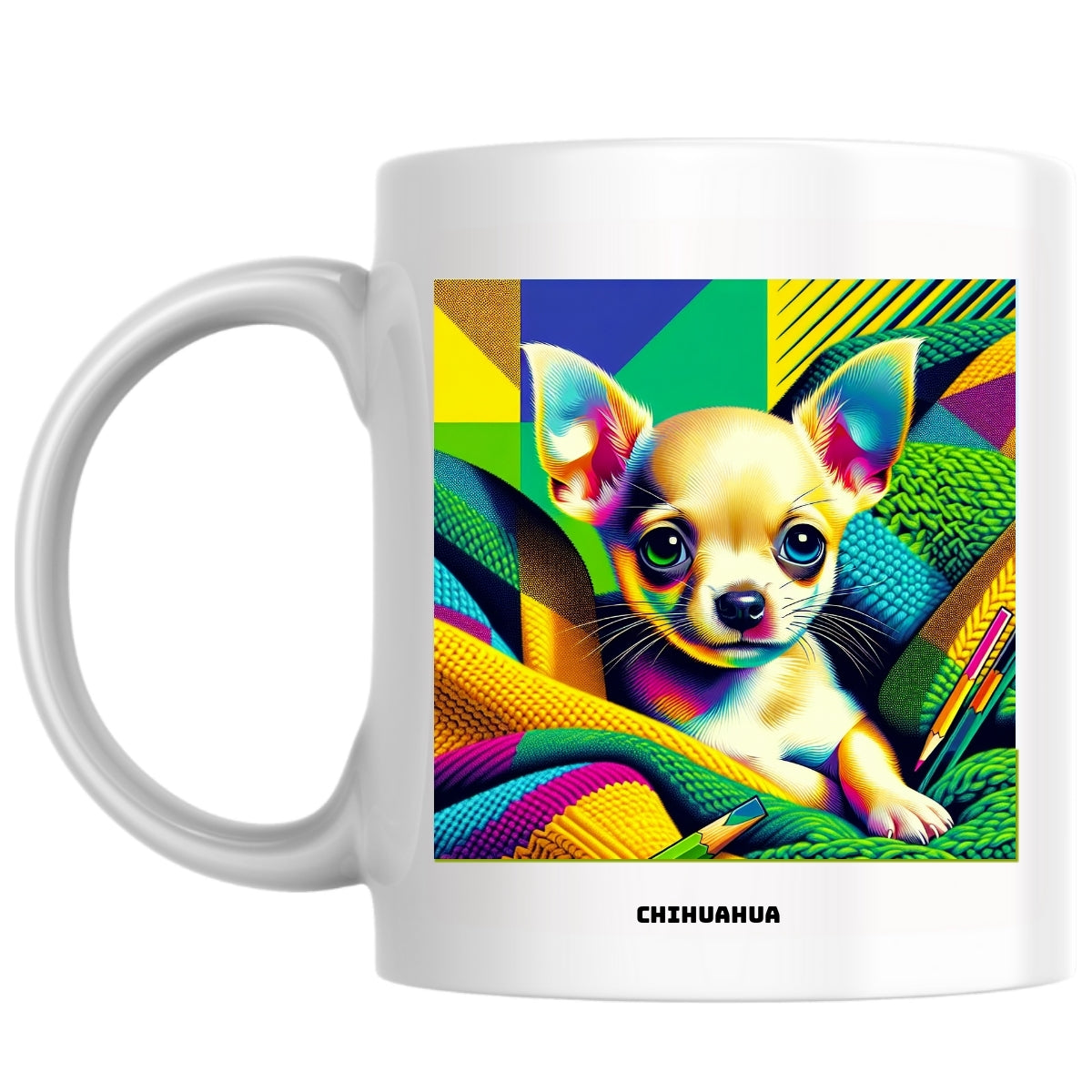 Chihuahua the Magnificent: Pop Art Coffee Mug