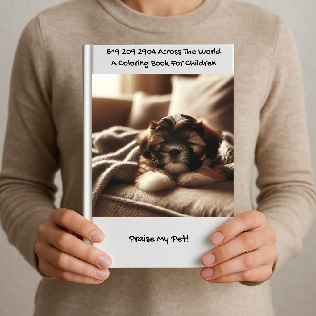 819 209 2904 Across The World: A Coloring Book For Children