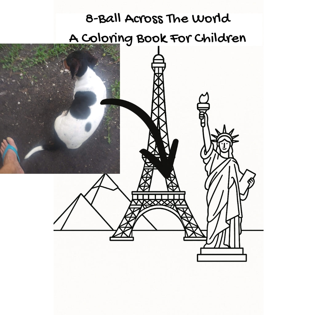 8-Ball Across The World: A Coloring Book For Children