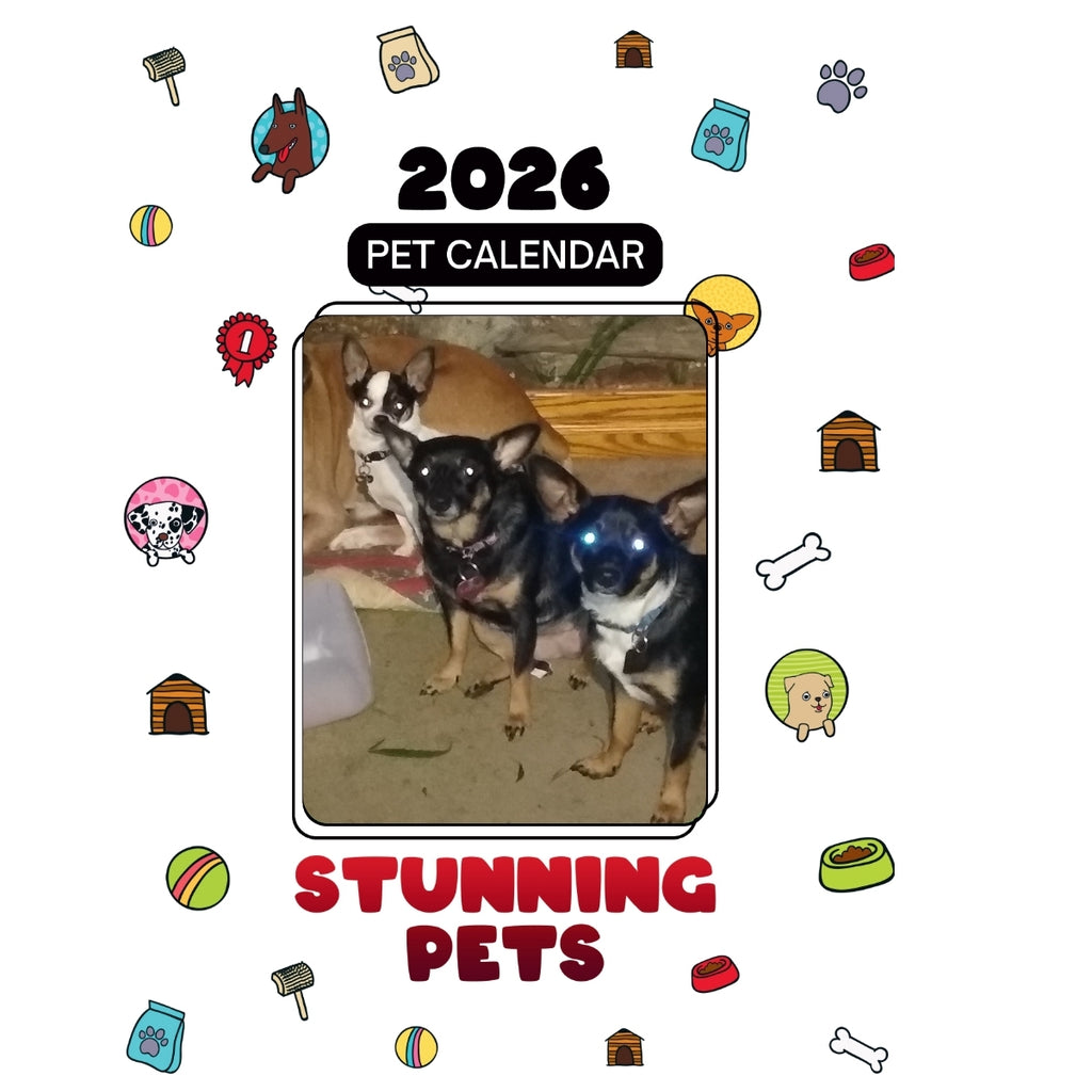 3 Headlines Stunning Pets: A 2026 Pet Calendar