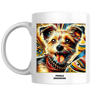 Poodle  /dushound the Magnificent: Pop Art Coffee Mug