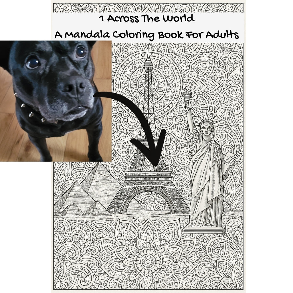 1 Across The World: A Mandala Coloring Book For Adults