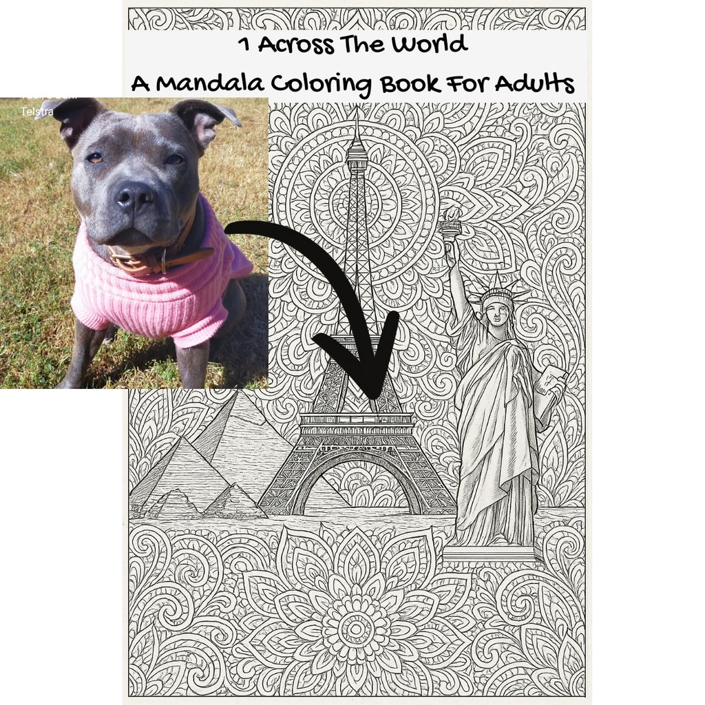 1 Across The World: A Mandala Coloring Book For Adults