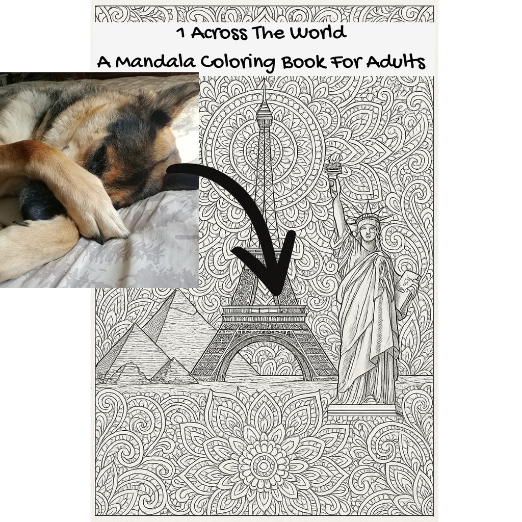 1 Across The World: A Mandala Coloring Book For Adults