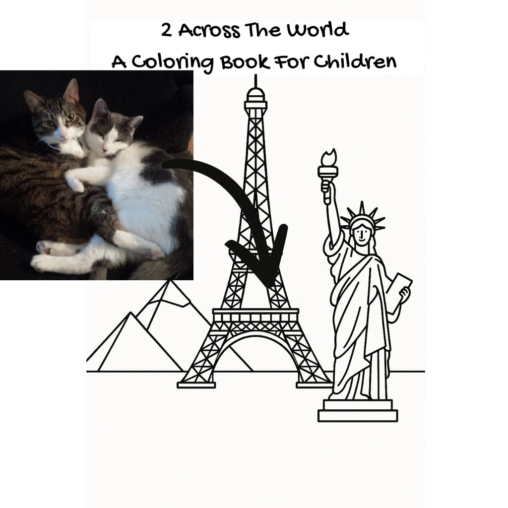 2 Across The World: A Coloring Book For Children