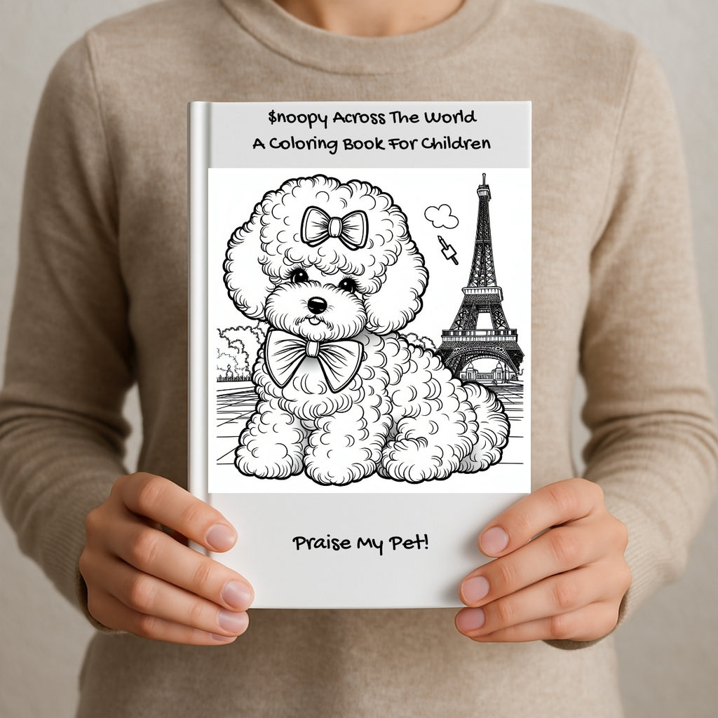 $noopy Across The World: A Coloring Book For Children