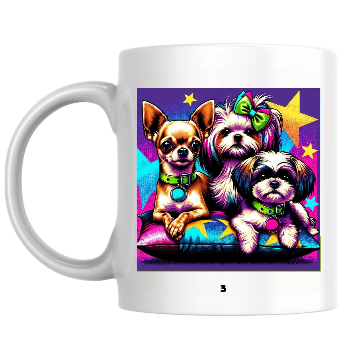 3 the Magnificent: Pop Art Coffee Mug