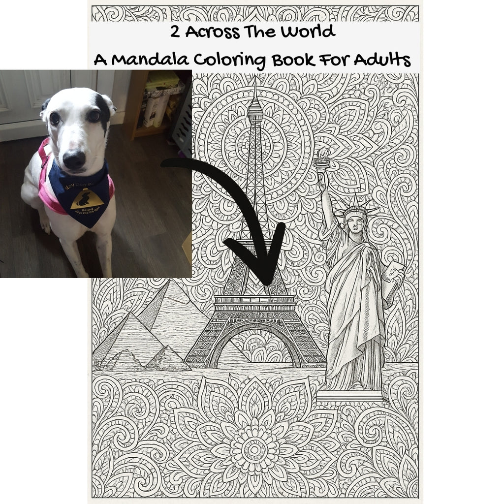 2 Across The World: A Mandala Coloring Book For Adults