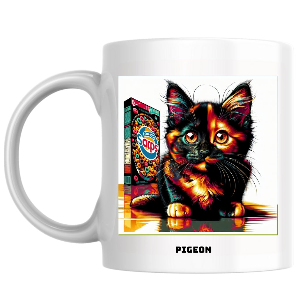 pigeon the Magnificent: Pop Art Coffee Mug