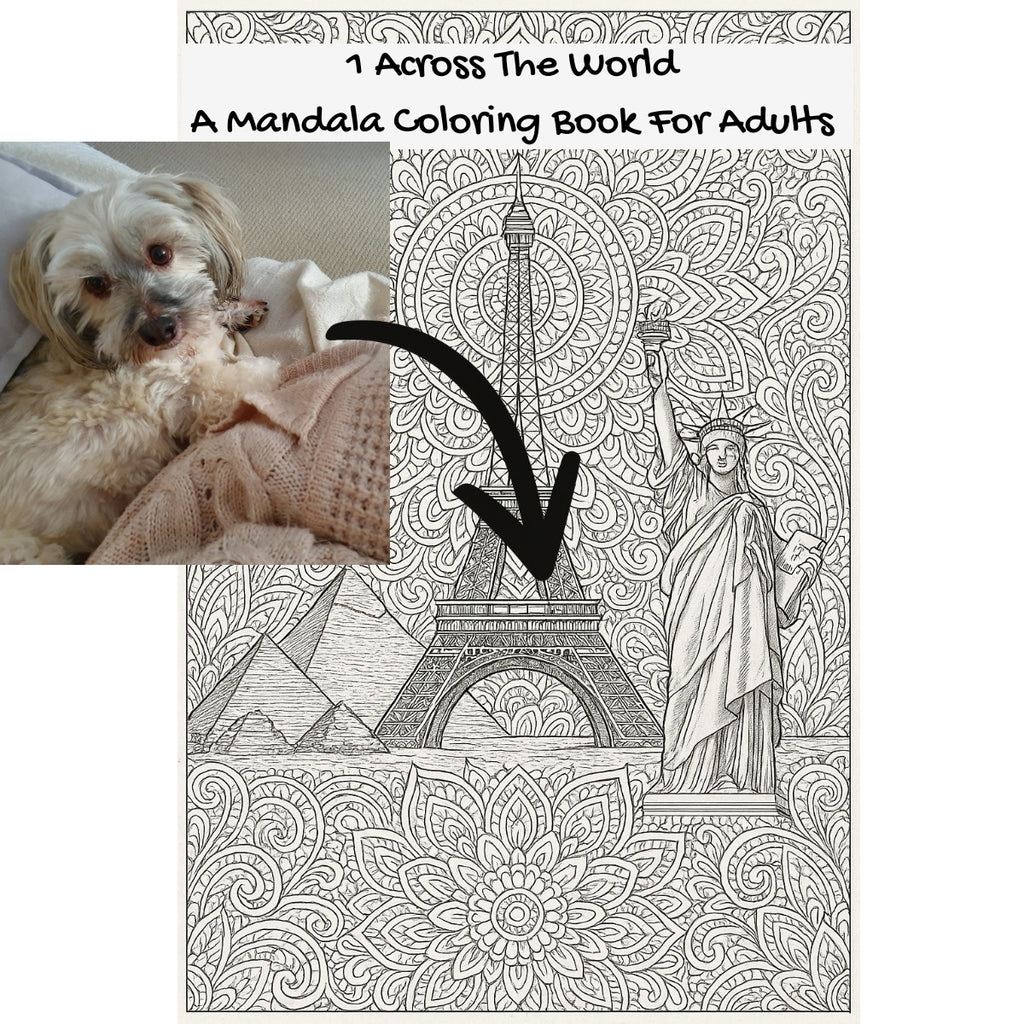1 Across The World: A Mandala Coloring Book For Adults