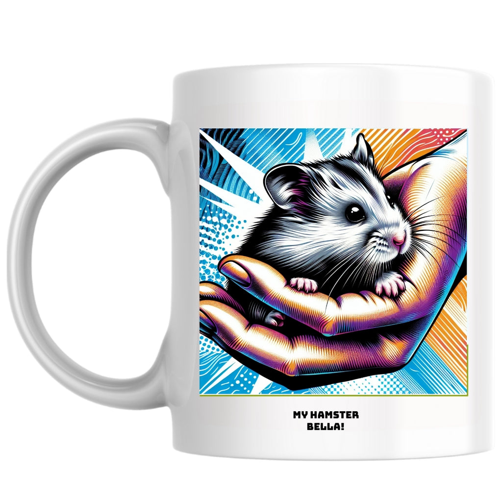 My hamster Bella! the Magnificent: Pop Art Coffee Mug