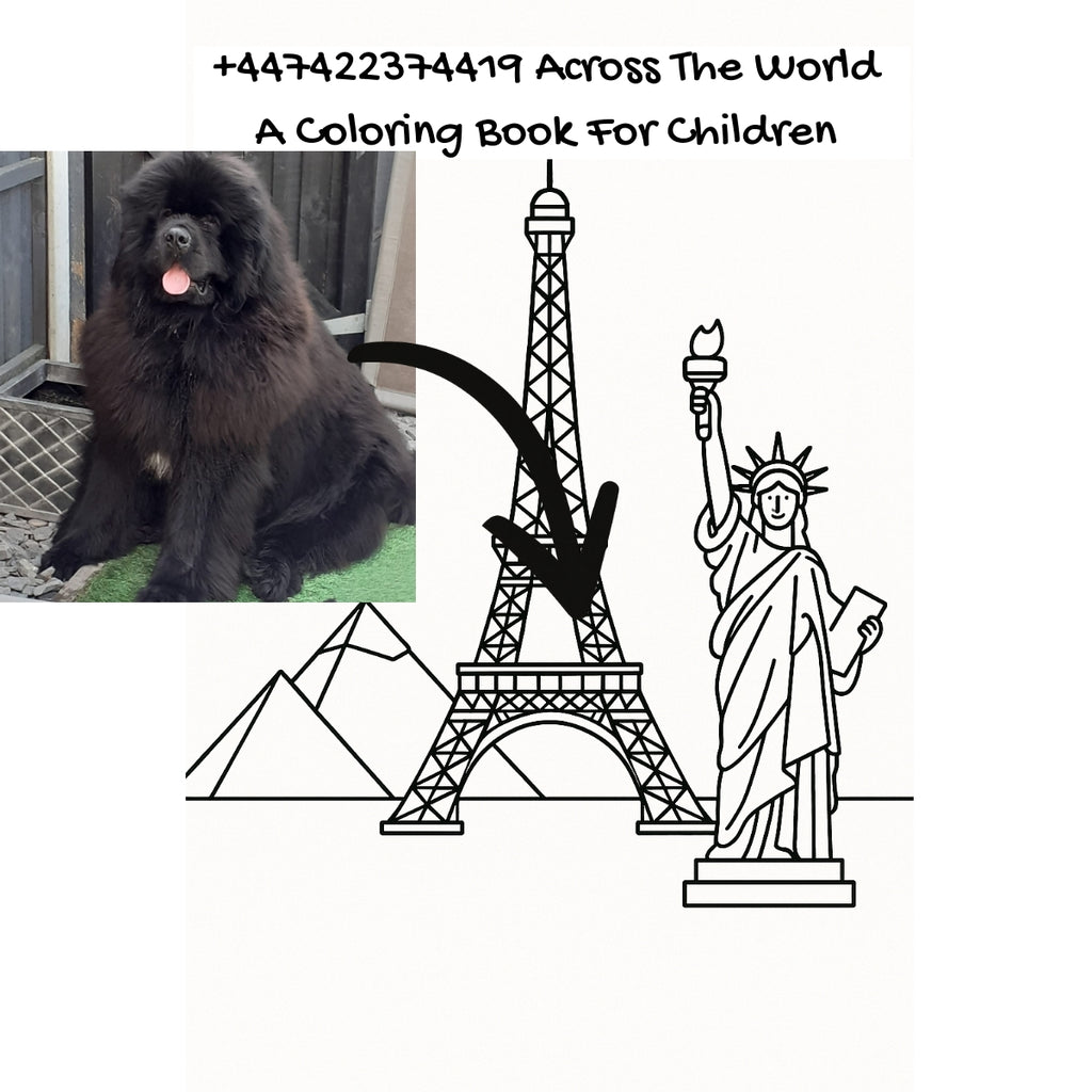 +447422374419 Across The World: A Coloring Book For Children