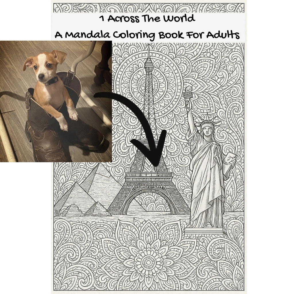 1 Across The World: A Mandala Coloring Book For Adults