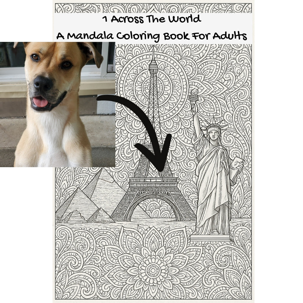 1 Across The World: A Mandala Coloring Book For Adults