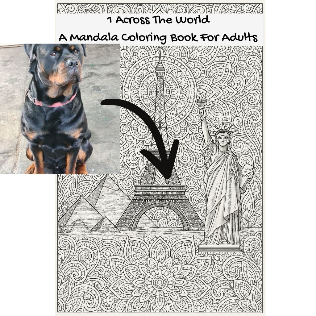 1 Across The World: A Mandala Coloring Book For Adults