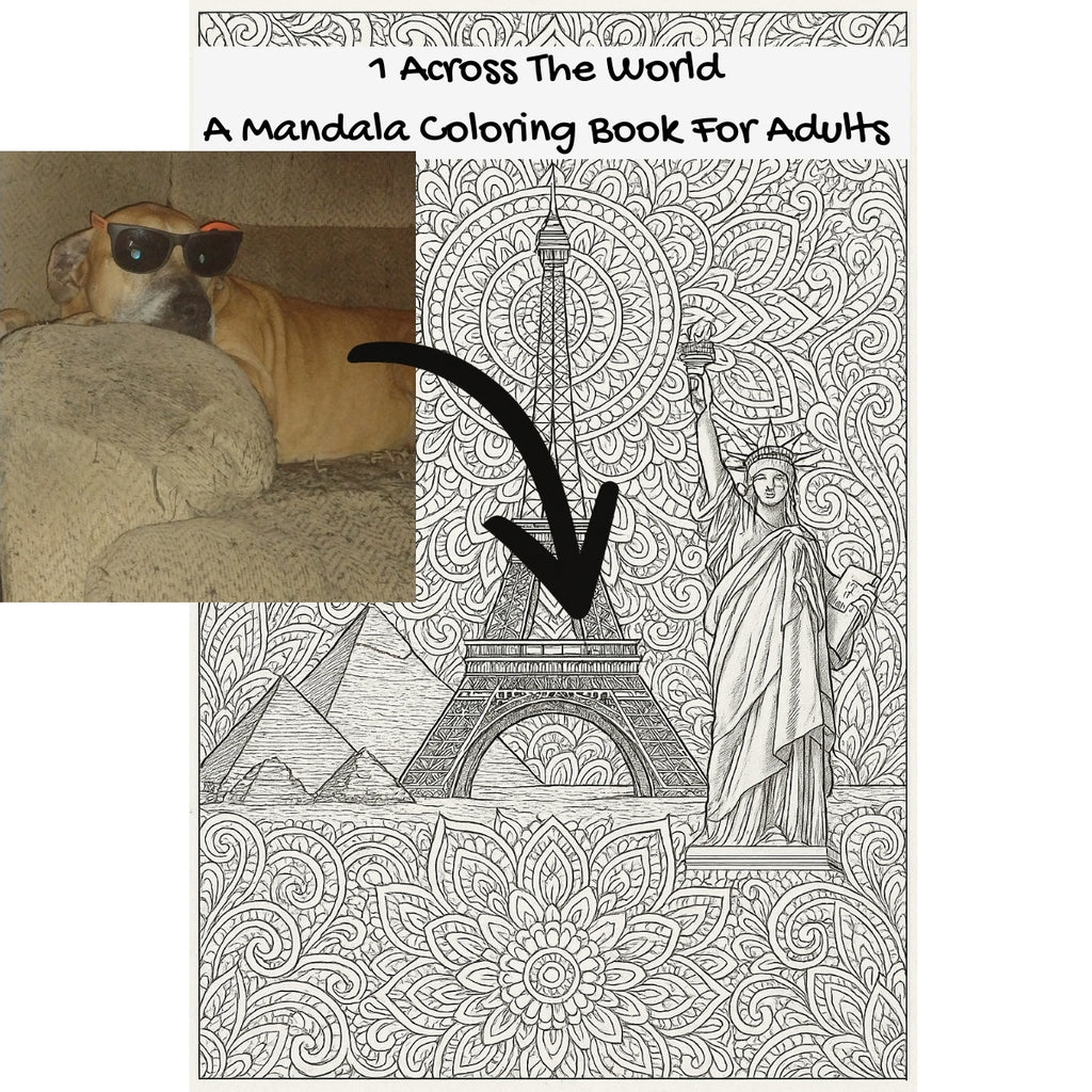 1 Across The World: A Mandala Coloring Book For Adults