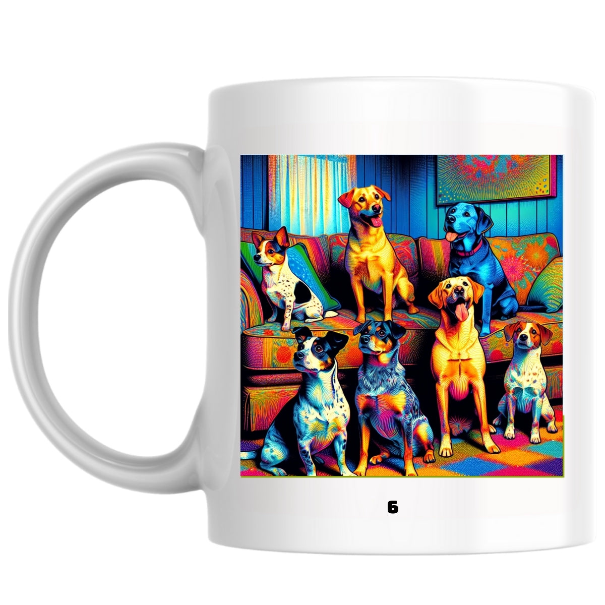 6 the Magnificent: Pop Art Coffee Mug