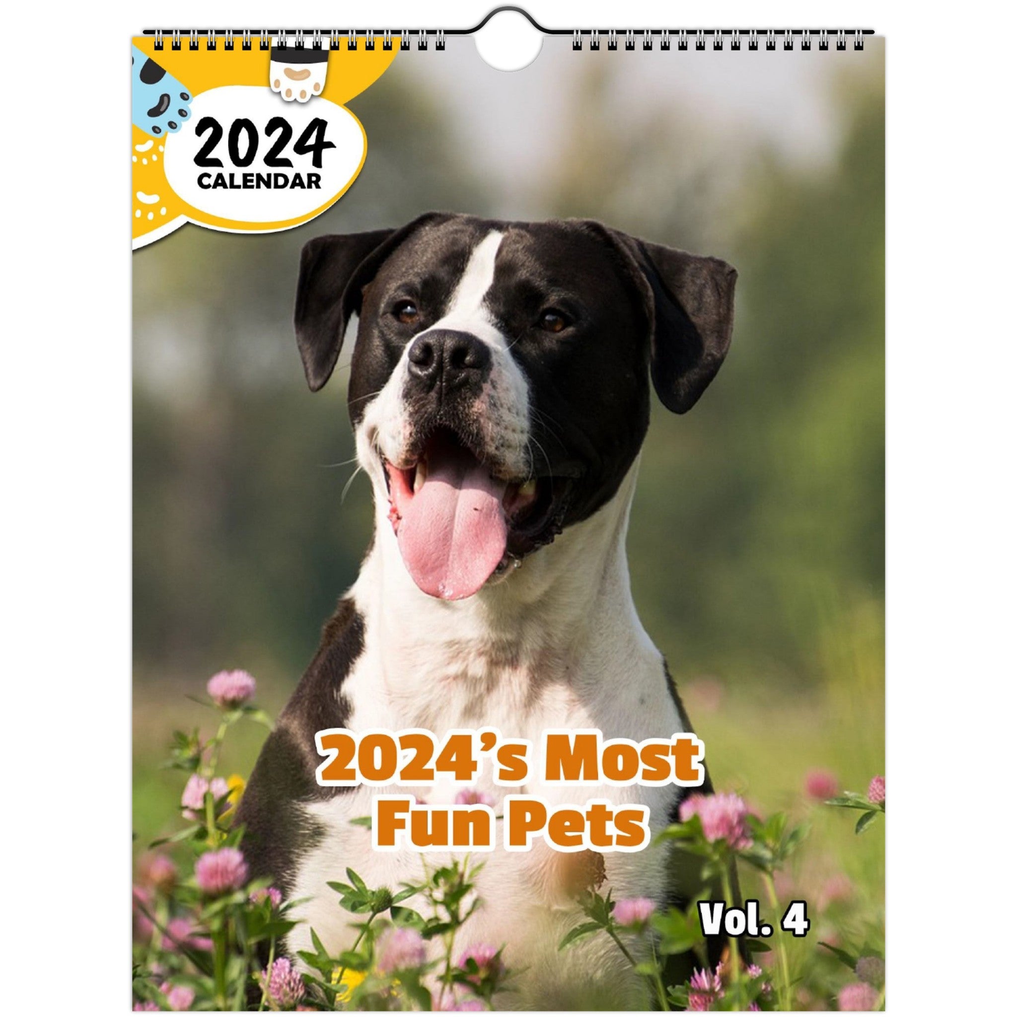 2024's Most Fun Pets Volume Four: 2024 Wall Calendar (Published)