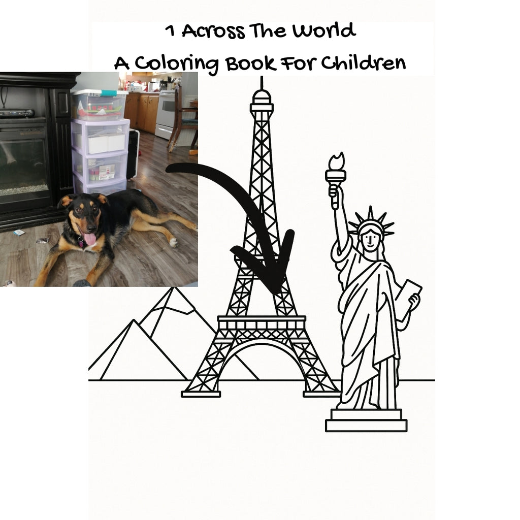 1 Across The World: A Coloring Book For Children