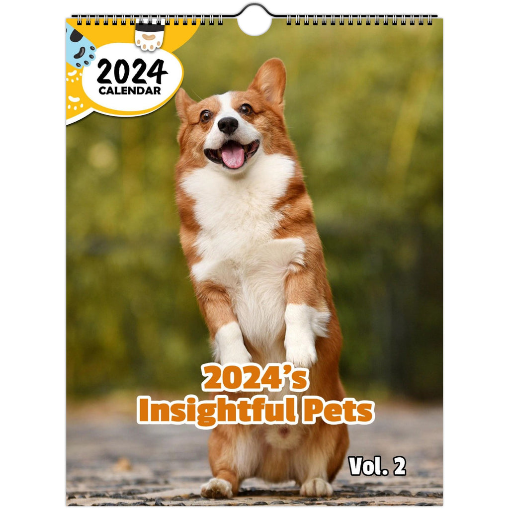 2024's Insightful Pets Volume Two: 2024 Wall Calendar (Published)