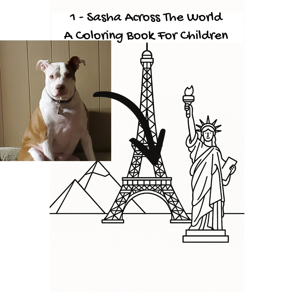 1 - Sasha Across The World: A Coloring Book For Children
