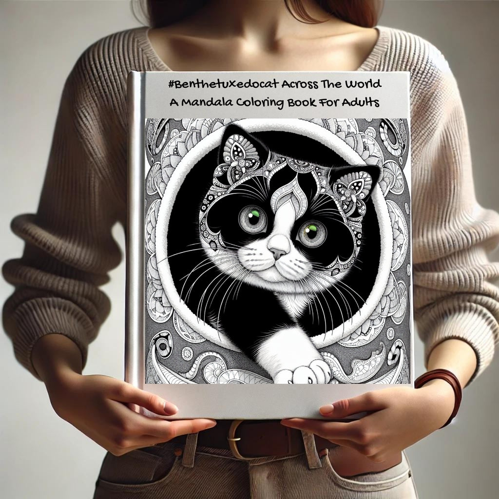 #Benthetuxedocat Across The World: A Mandala Coloring Book For Adults