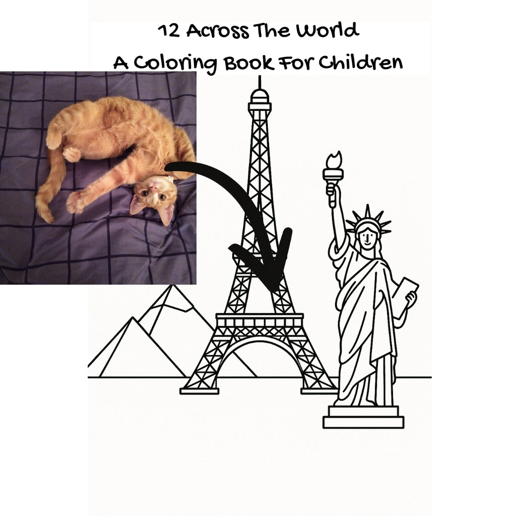 12 Across The World: A Coloring Book For Children