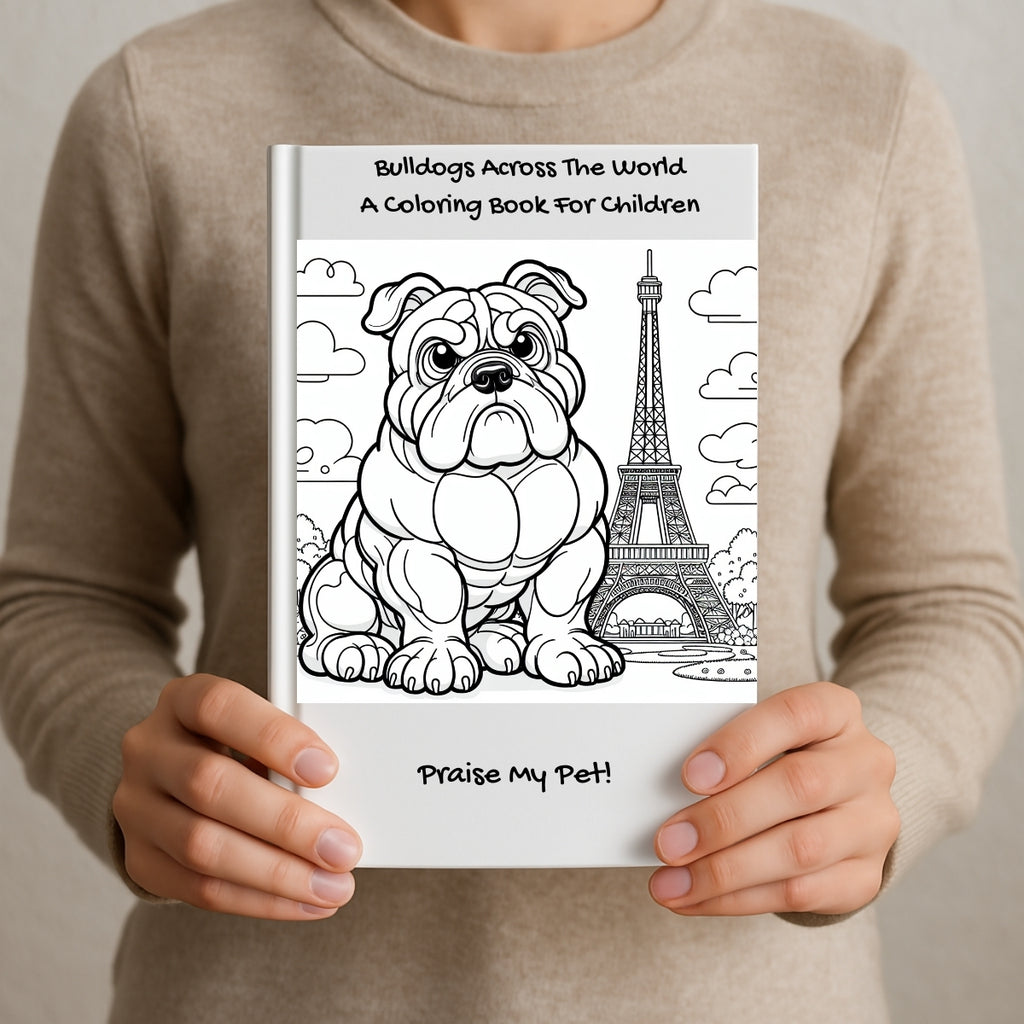Bulldogs Across The World: A Coloring Book For Children