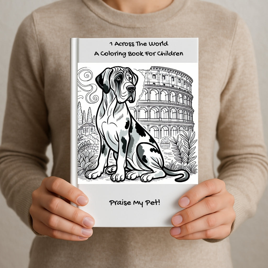 1 Across The World: A Coloring Book For Children